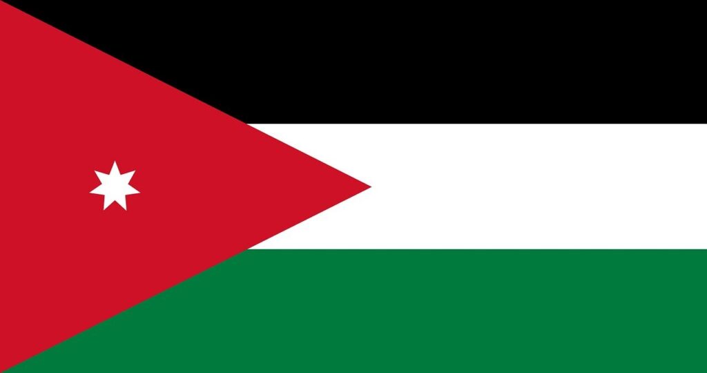 jordan flag, jordan, flag, nation, country